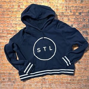 STL Crop Hoodie